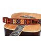  GITARRENGURT Leder mit Gravur und Muster – Gitarren-Banjo-Ukulele