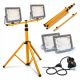 Ledlux Doppel-Halogenlampenstativ 160 cm gelb + 3 weitere Produkte