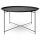  H&S Dekoration runder Couchtisch 75 x 75 x 42 cm schwarz