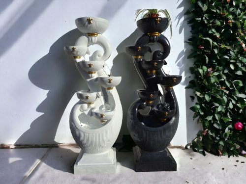  GARTENBRUNNEN „NEL“ Höhe 133 cm! Ausbildung LED! TERRASSE - GARTEN - PATIO!