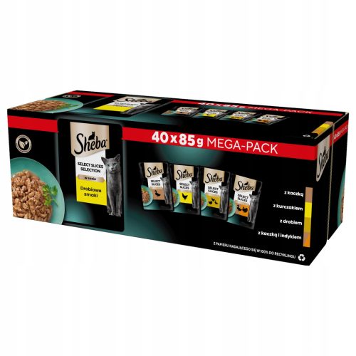  Sheba Nassfutter Geflügel 3,4 kg
