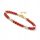  Karneol-Süßwasserperlen-Armband