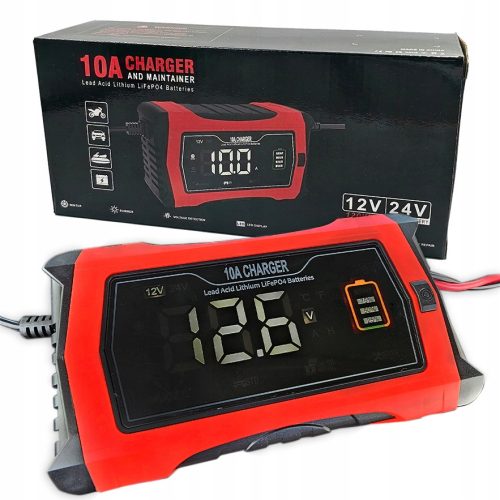  Automatischer Ladegerät-Gleichrichter GEL, AGM, EFB, Lithium FUMO 10A 12V/24V