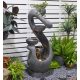  GARTENBRUNNEN „MIA“ Höhe 124 cm!! Ausbildung LED!! GARTEN-TERRASSE-PATIO!!
