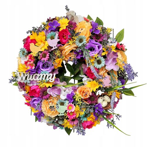 Kränze Osterkranz an der Tür, Frühlingseier, Blumen