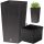  Prosperplast Blumentopf 32,5 cm x 32,5 x 61 cm, Kunststoff in Braun- und Beigetönen