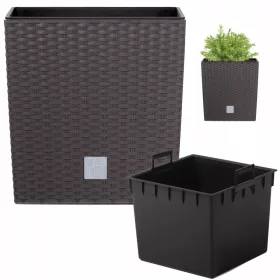   Prosperplast DRTS400L-440U Blumentopf 40 x 40 x 40,8 cm braun