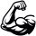 Bilder an der Wand Durchbrochene Malerei Bizeps Bodybuilding Fitness Fitnessstudio 3D-Raumdekoration