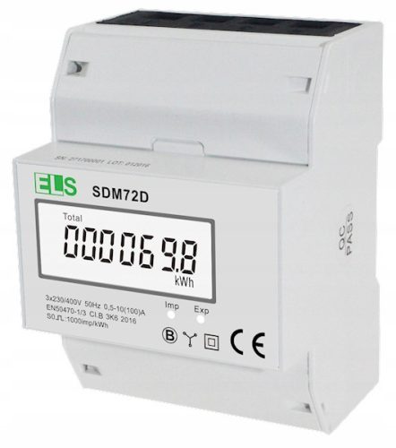 ELS Polska 400 V IP54 100 A Zähler
