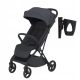  ESPIRO JUST 2024 KINDERWAGEN Farbe 117 Graphitbeere + MEGA ZUBEHÖR