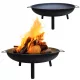  Gartenfeuerstelle Milano 60 cm für Lagerfeuer Grillkessel Stahl schwarz