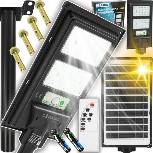  Baug Straßenlaterne 800 W 3000 lm solarbetrieben