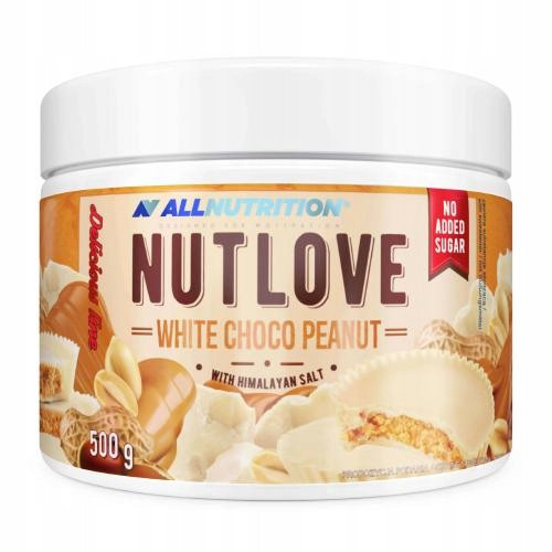  White Choco Peanut Allnutrition NUTLOVE Creme 500 g zuckerfrei FIT