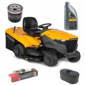    ZWEIZYLINDER-TRAKTOR STIGA ESTATE 7122 W LEISTUNGSSTARK 122 cm BREITE HYDRO + 4 weitere Produkte