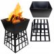  Gartenfeuerstelle Napoli 33 cm für Lagerfeuer Grillkessel Stahl schwarz