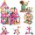  MAGNETISCHE KONSTRUKTIONS-LÄDAGOGISCHE BLOCKS, GROSSES SET 64 STAMMELEMENTE