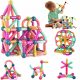  MAGNETISCHE KONSTRUKTIONS-LÄDAGOGISCHE BLOCKS, GROSSES SET 64 STAMMELEMENTE
