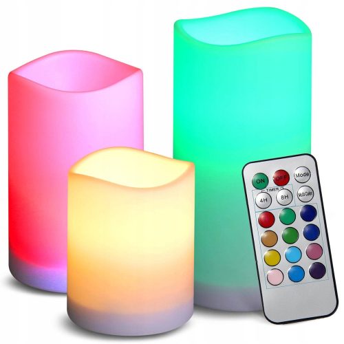 Kerzen LED-Paraffinkerze Verk Group 3 Stk.