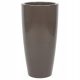  Artevasi-Blumentopf 33 cm x 33 x 65 cm, Kunststoff in Braun- und Beigetönen