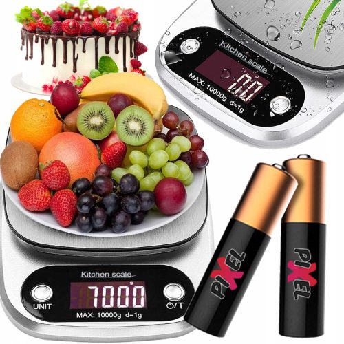 PIXEL Küchenwaage GEWICHT_10kg. schwarz 10 kg