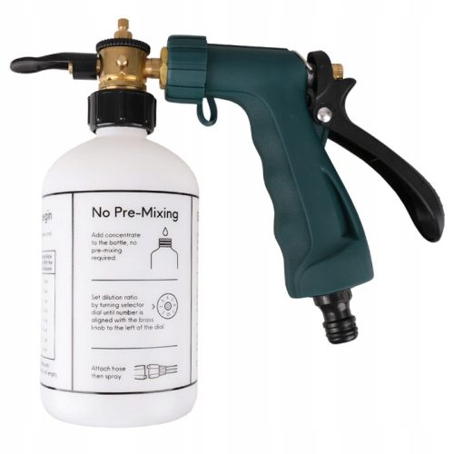  SPRITZPISTOLE + 450-ml-BEHÄLTER FÜR DÜNGEMITTEL DÜNGEMITTEL-SPRÜHGERÄT FÜR GARTENSCHLAUCH