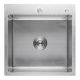 VELAZO Einbeckenspüle. Inox-Stahl