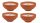  Klassische gegossene Outdoor-Keramikkerze OPEN WINDY CLAY 1 Stk