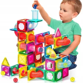    XPART Magnetblöcke MAGNETBLÖCKE FÜR KINDER 3D PÄDAGOGISCH 132 Stk.