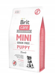  Brit Care Mini Puppy Lamm-Trockenfutter für Hunde mit Allergien, 2 kg