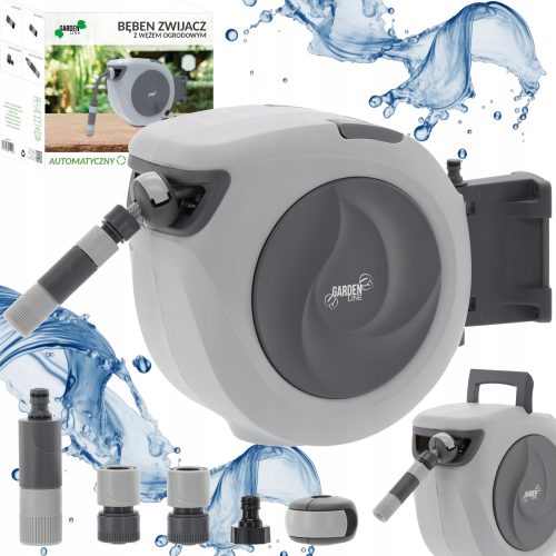  GARDEN LINE Automatikaufroller mit 20 m Schlauch