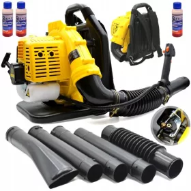    John Gardener Verbrennungsgebläse 8 kg + 3× Geko G82010 Zweitakt-Motorenöl 100 ml