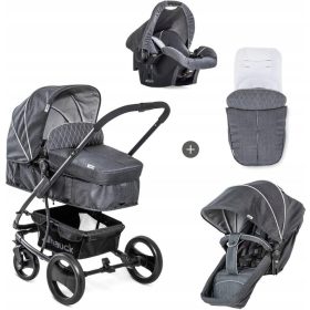  Hauck Pacific 4 grauer 3in1 Kinderwagen