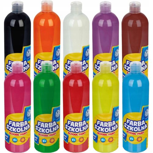  ASTRA-POSTERFARBEN 500 ml SET MIT 10 FARBEN