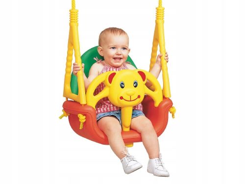 Modulare Eimerschaukel 3in1 Edu-Play 424 Teddybär + SCHUTZPAKET – 2 JAHRE GARANTIE