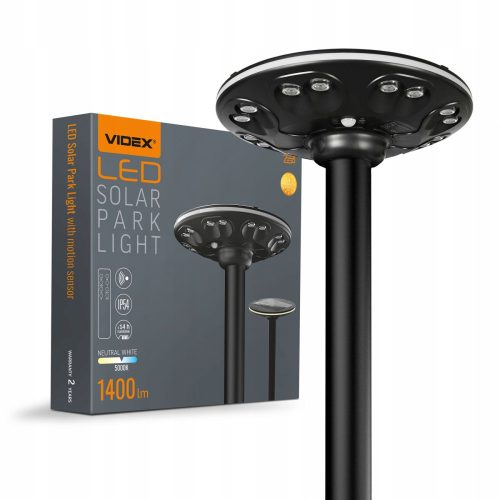  Videx Straßenlaterne 15 W 1400 lm solarbetrieben