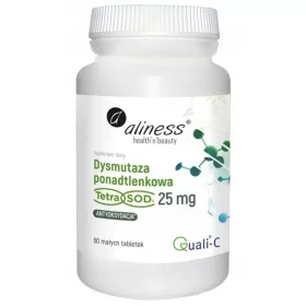   Aliness TetraSOD® 25mg - 60 Vegane Tabletten mit Natürlicher SuperOxide Dismutase