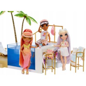  Rainbow High Farbwechsel-Pool- und Beachclub-Spielset