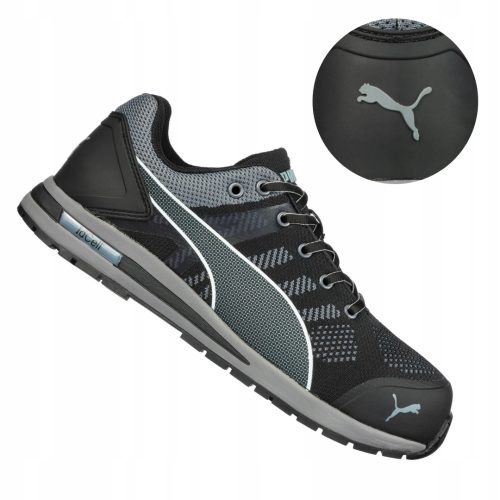 Puma ELEVATE KNIT BLACK LOW Arbeitsschuhe, Größe 44