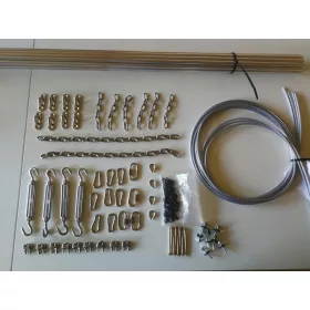  Gartensegel 100 x 100 cm aus Metall