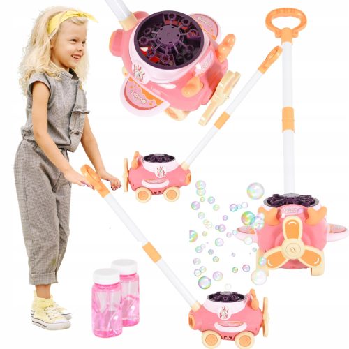 PUSHER DRUCK AUF EINEM STICK MINI MÄHER BUBBLE MACHINE LED SOUND