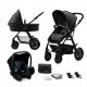  MOOV 3-in-1 Multifunktions-Kinderwagen mit MINK PRO Kinderkraft-Sitz