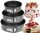 3x CAKE TIRE CAKE BACKBLECH KUCHENFORM-SET 3-tlg. 18/20/22 cm