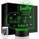  LED-NACHTLAMPE FÜR SCHWESTER 3D + FERNBEDIENTE GEBURTSTAG-Geschenkstatuette