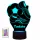  LED Schreibtisch-Nachtlampe FUSSBALL FUSSBALLSPIELER KORK 3D R14 + NAMENGRAVUR