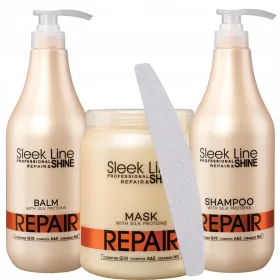  STAPIZ Shampoo-Maske Haarbalsam 1L + Feile