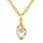  Goldkette für Damen mit Anhänger aus 925er Silber