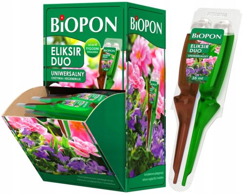 BIOPON DUO Universal Dünger und Pflanzen-Regenerator für schnelle Regeneration, 35 ml, 36 Stück