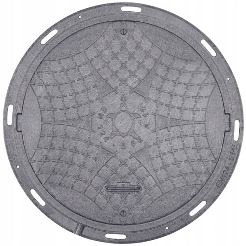  Babylonplast runde Klärgrubenluke 75 cm x 60 cm