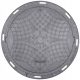  Babylonplast runde Klärgrubenluke 75 cm x 60 cm