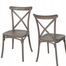 Arpex Boho rustikaler Küchenstuhl